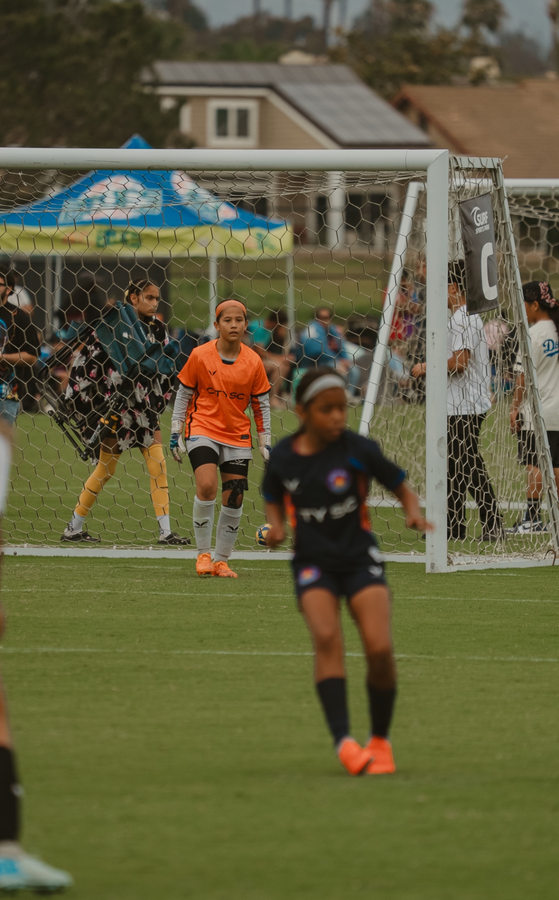 Stella making a goalkeeper save